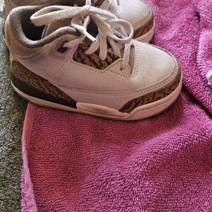 Jordan Kids Sneakers - White and Brown